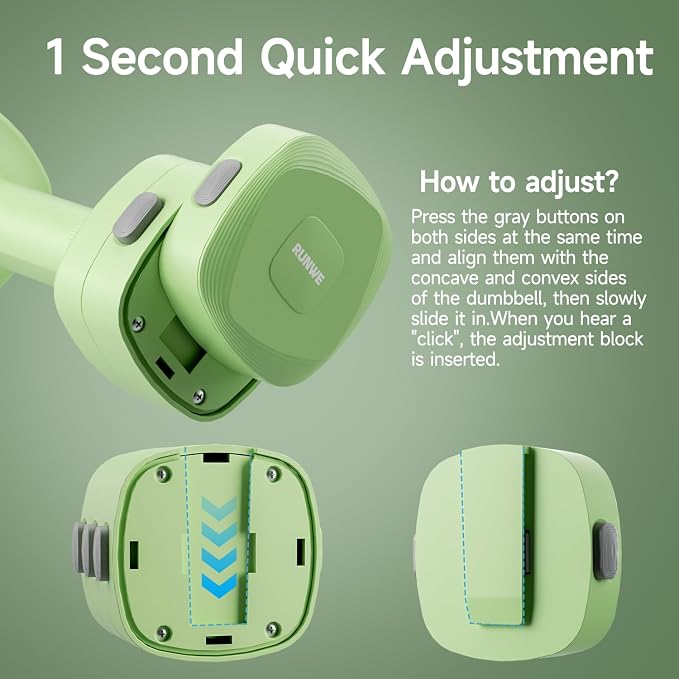 Lightweight Adjustable Dumbbell Kettlebell Set - 4 in 1 Free Weight Set with Kettlebell Grip Converter, Each 2.2 3.3 4.4 5.5lb Quick Change Weight Women Dumbbell Set for Small Spaces Home Gym