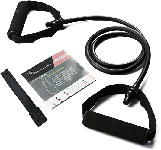 Resistance Bands with Handles, Exercise Bands with Handles, Door Anchor | Physical Therapy & Rehab, Home Workout Pilates Yoga, Non-Slip Handles, Portable Travel, TPE