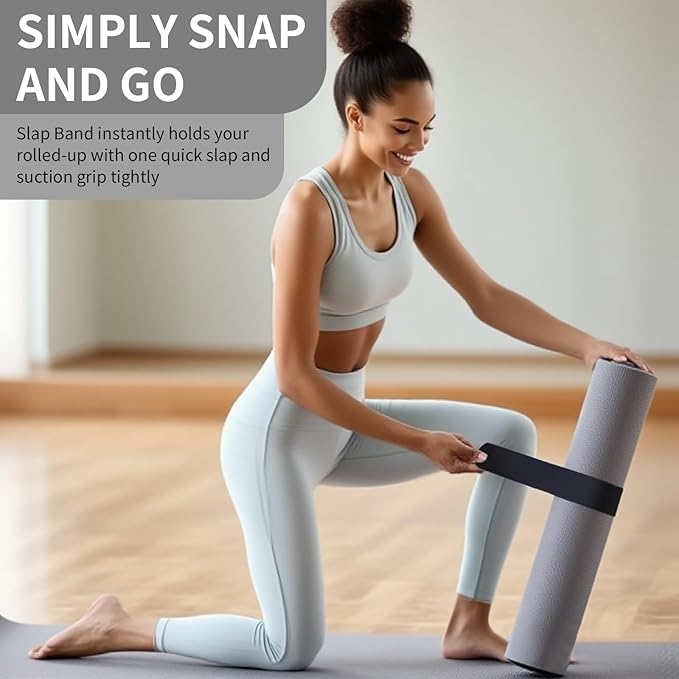 Yoga Mat Carrier Strap, Adjustable Thick Straps Sling for Carrying Large Mats, Stretching Band