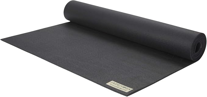 JadeYoga Harmony Yoga Mat - Durable & Thick Gym Fitness Mat, Non-Slip Natural Rubber Yoga Mat - Home Exercise & Stretching Mat, Workout Mat - Yoga, Pilates & Meditation for Women & Men