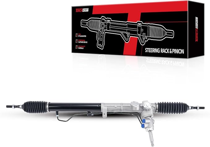 Torchbeam Power Steering Rack & Pinion Assembly Fit for 2010 2011 2012 2013 Forte, Forte Koup, Hydraulic System Steering, Replaces OEM 26-2449