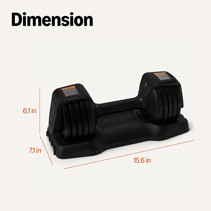 Amazon Basics Adjustable Dumbbell, 25 lb