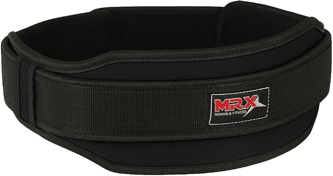 MRX Weight Lifting Belt with Double Back Support Gym Training 5" Wide Belts 11 Colors