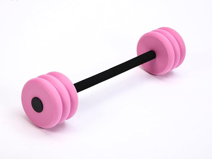 Soulchen Long Aquatic Exercise Dumbbells Pool Exercise Foam Water Weights Dumbbell Aquatic Pool Barbells with High Density EVA Foam for Swim Water Aerobics Workouts Loss