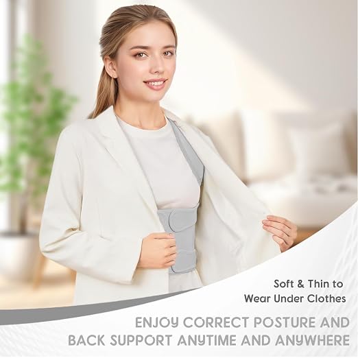 Posture Corrector for Women/Men Adjustable Full Back Brace Support | Upper & Lower Back for slouching,breathable&Lightweight,Back Pain Relief,Shoulder Straightener