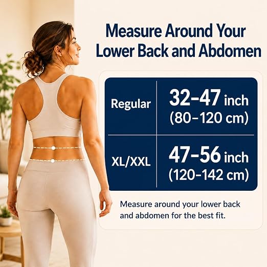 Lightweight Back Brace for Women and Men Lower Back Pain, Adjustable Lumbar Support Belt for Back Comfort, Sciatica, Hip and Spine