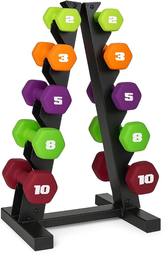 CAP Barbell Neoprene Dumbbell Weights Pairs & Sets | Color Series