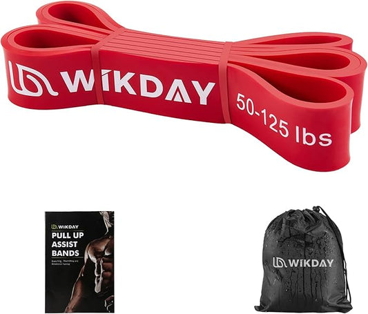 WIKDAY Resistance Bands for Working Out, Exercise Bands, Workout Bands, Pull Up Assistance Bands for Body Stretching Training Physical Therapy Muscle Training for Men & Women