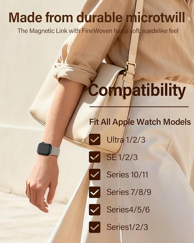 Magnetic Link Sport Band Compatible with Apple Watch Bands for Men Women | Patented Solo Loop Band 40mm 38mm 41mm 44mm 45mm 42mm 49mm, Sport Strap for iWatch Series 11 10 9 8 7 6 5 4 3 2 1 Ultra SE
