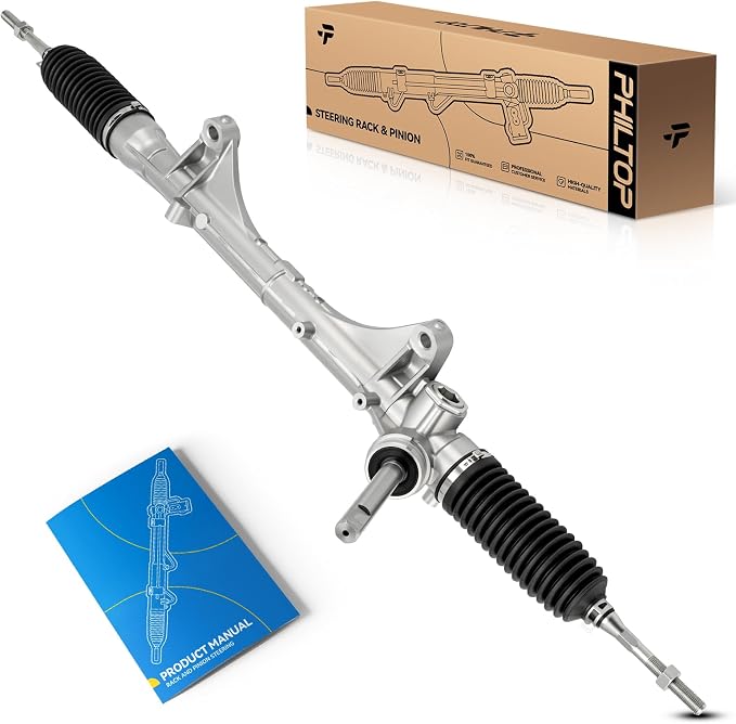 PHILTOP Power Steering Rack and Pinion Assembly for 2009-2012 Versa | 2009-2011 Versa 1.6L, 2011-2012 Versa 1.8L Replace No.48001EM02B, 48001EM30B, 1G3021