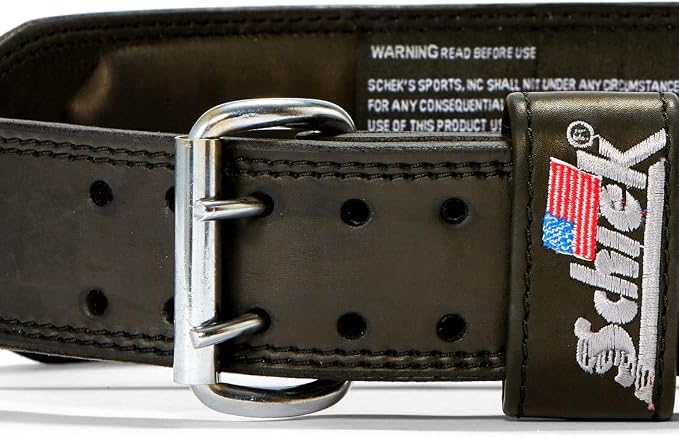 Schiek Jay Cutler Signature Leather Belt - Comfortable Weight Lifting Belt