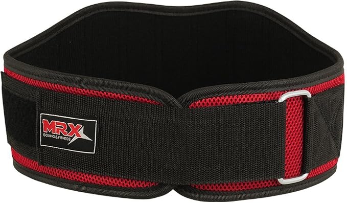 MRX Weight Lifting Belts for Men Fitness Training Gym Back Support Powerlifting Belt 8" Wide Workout Belts for Deadlift, Squat, Weightlifting, Strength Training