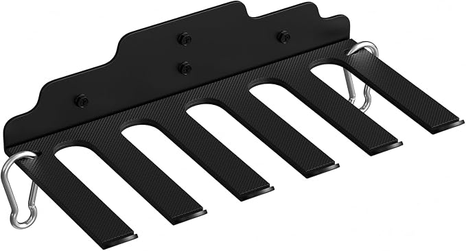 XZHXFX Barbell Wall Holder,Barbell wall Mount Hanger, | Garage Gym Bar Wall Rack,Vertical Olympic Hanger wall Mount Rack,Space Saving Gym Accessory,Holds Under 33mm Bar