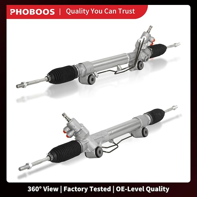 PHOBOOS Hydraulic Power Steering Rack and Pinion Assembly Compatible with Toyota 4Runner 2010-2022, New Unit, Leak Resistance, Direct Fit, Ref. 26-2660