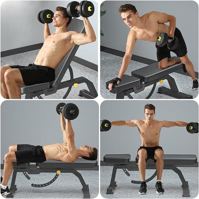 Adjustable Bench,Incline Flat Decline Sit Up Weight Bench,Dumbbell Stool