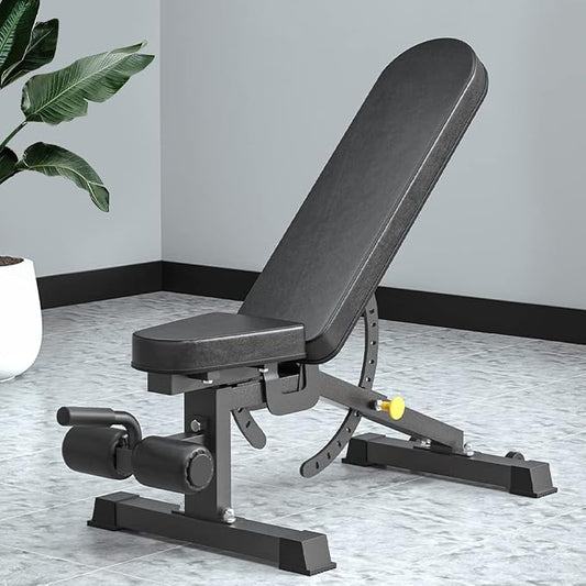 Adjustable Bench,Incline Flat Decline Sit Up Weight Bench,Dumbbell Stool