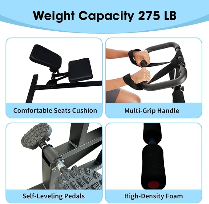 Stretch Machine, Home Gym Full Body Stretching Equipment | Stretching Equipment for Lumbar Stretching, Lower Back Pain, Leg Stretch, Straps Included