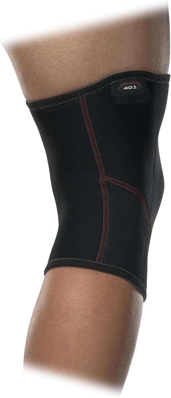 McDavid Knee Compression Sleeves. Lightweight Neoprene Support, Men/Women, for Left & Right Knee, Fits Men & Women, Includes 1 Sleeve, Black