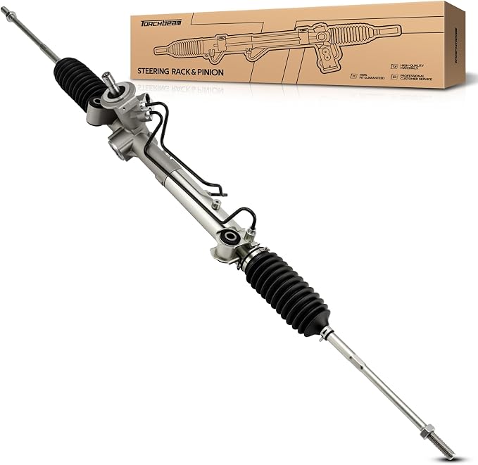 Torchbeam Power Steering Rack & Pinion Assembly Fit for 2010 2011 2012 2013 Transit Connect, Hydraulic System Steering, Replaces OEM 22-2108