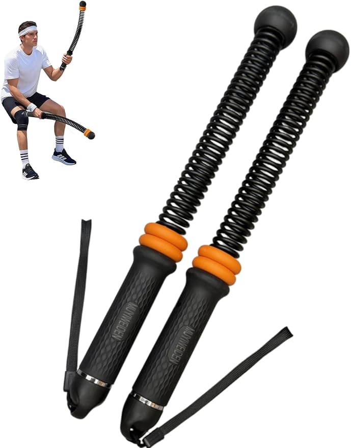 Weighted Ropeless Battle Ropes,Cordless Workout Ropes for Home Gym, Portable Exercise Rope for Strength Building, HIIT and Low-Impact Aerobic Training for Women&Men (Black+Orange)