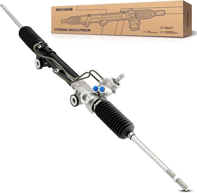 Torchbeam Power Steering Rack & Pinion Assembly Fit for 1997-2004 Dakota RWD, 1999-2003 Durango RWD, Hydraulic System Steering, Replaces OEM 97-338