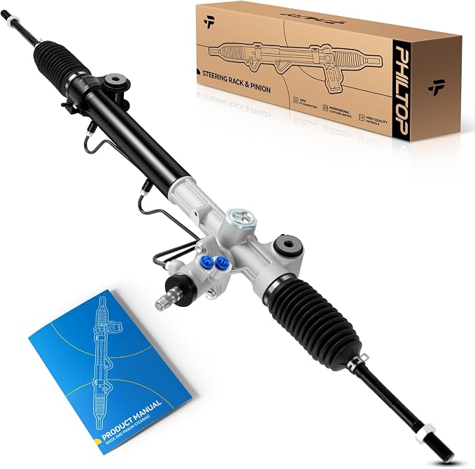 PHILTOP Power Steering Rack and Pinion Compatible with Toyota Sienna 2004 2005 2006 2007 2008 2009 2010 All Models, Hydraulic Rack and Pinion Replace 26-2619