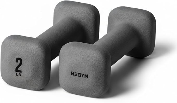 WeGym Square Dumbbells for Home Gym, Hand Weights for Strength Training