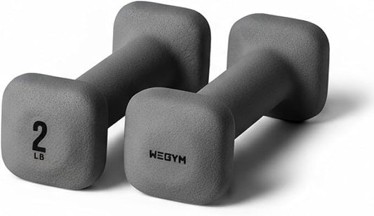 WeGym Square Dumbbells for Home Gym, Hand Weights for Strength Training