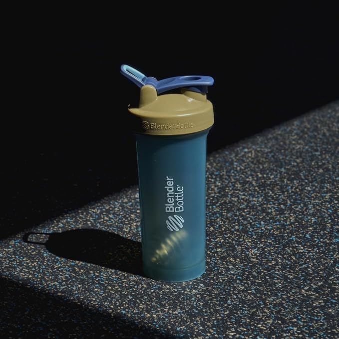 BlenderBottle Classic V2 Plastic Shaker Bottle 45 oz Tan