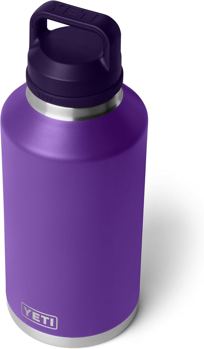 YETI Rambler 64 oz Bottle, Vacuum Insulated, Leakproof, Stainless Steel with Chug Cap, Pace Purple