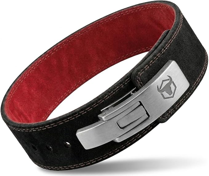 10mm Powerlifting Lever Belt 3 Inch - IPF Approved Weight Lifting Belt for Powerlifting, Squat, Bench & Deadlift – Premium Leather Weightlifting Lever Belt for Men & Women