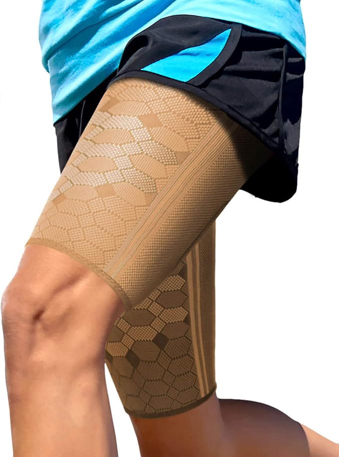 Sparthos Thigh Compression Sleeves, Quad Wrap, Hamstring Brace