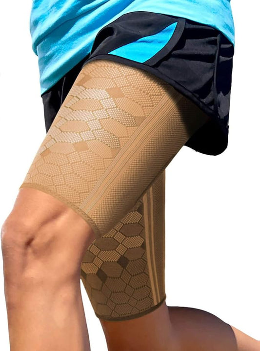 Sparthos Thigh Compression Sleeves, Quad Wrap, Hamstring Brace