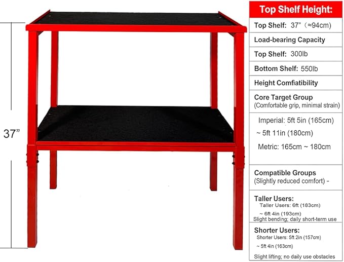 Commercial Heavy Duty Dumbbell/Kettlebell Rack Stand 800LBS | Heavy Duty One-Piece Welded Weight Rack, Anti-Tip Base, Quick 10-Min Assembly, Stores Dumbbells Kettlebells & Fitness Gear