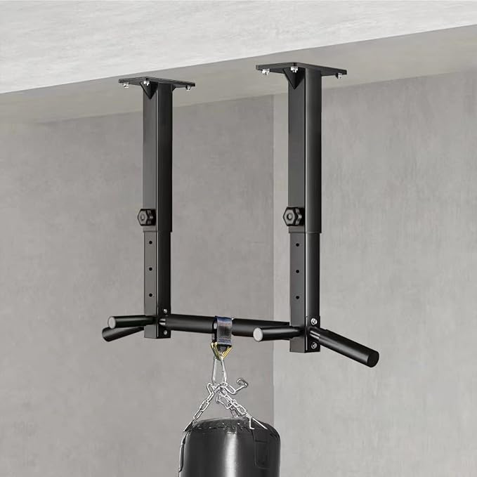 Ceiling Mounted Pull Up Bar, Joist Mount Chin Up Bar