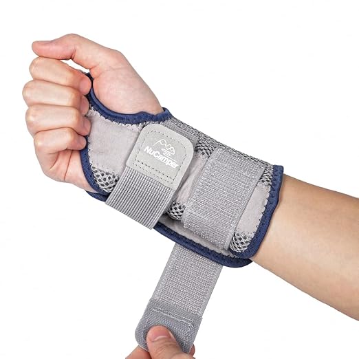 Wrist Brace for Carpal Tunnel Relief, Adjustable Wrist Support Splint Hand Brace for Men Women, Wrist Stabilizer Night Support for Pain Relief,Tendinitis,Arthritis(Right Hand, S/M)