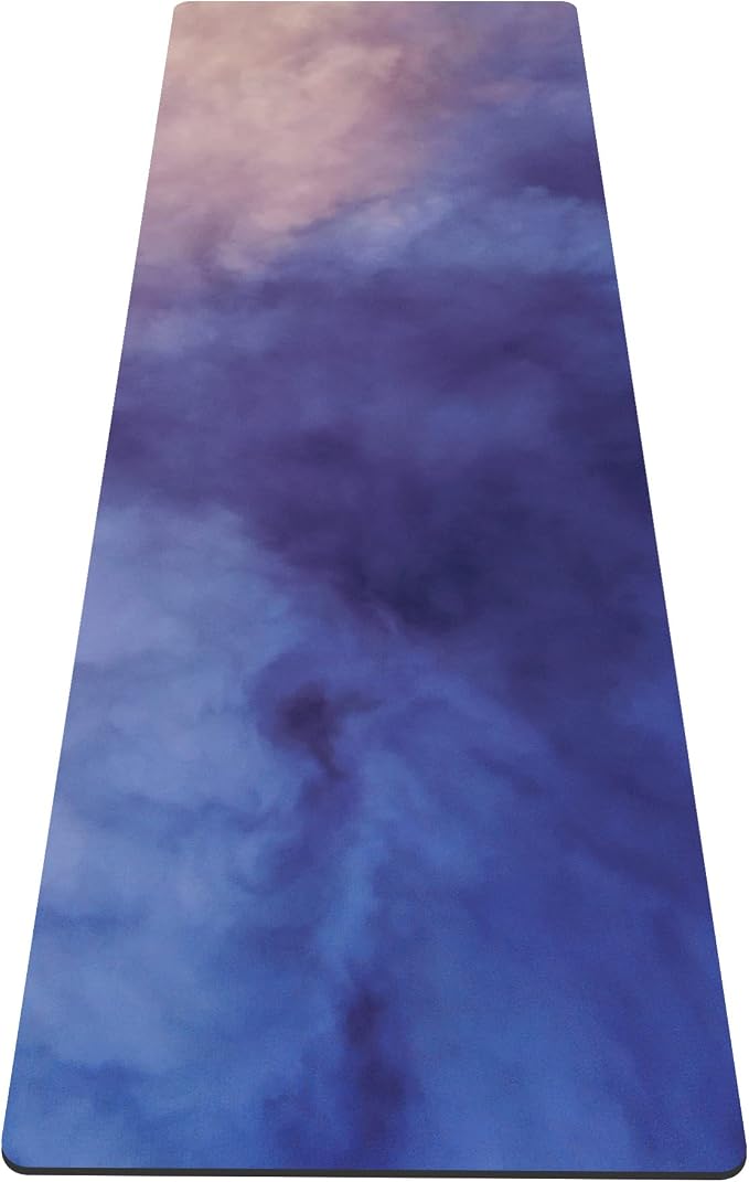 nuveti Yoga Mat Print Extra Thick TPE Non Slip Fitness Exercise Mat with Carrying Bag,72"x24" Extra Thick 6MM Exercise & Workout Mat for Yoga, Pilates Fitness and Floor Exercises