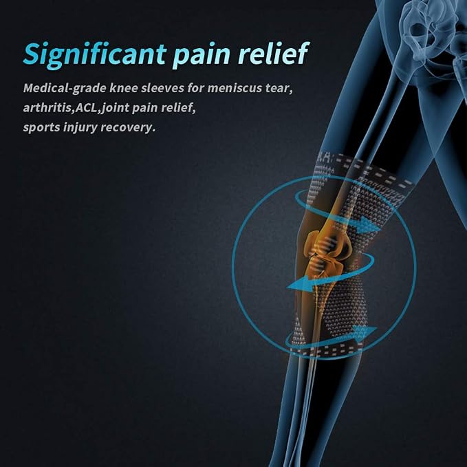 NEENCA Professional Knee Brace, Medical Knee Support for Women & Men Relief | Patented Patella Gel Pad & Side Stabilizers, Compression Sleeve for Knee Pain, Swelling, ACL, PCL, Arthritis, Sports, Workout