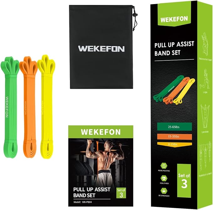 Resistance Bands Set, Pull Up Assist Bands - Stretch Resistance Band - Mobility Band Powerlifting Exercise Bands for Resistance Training, Physical Therapy, Home Workouts