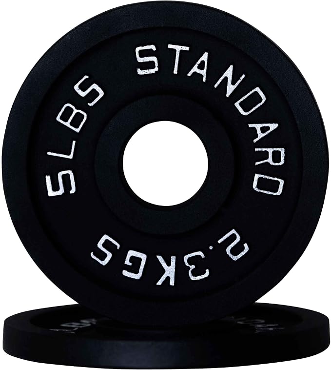 Weight Plate Pairs and Sets from Barbell Standard | Powder Coated & Extremely Durable | Fits 2" Olympic Barbells | 2% Tolerance Guarantee