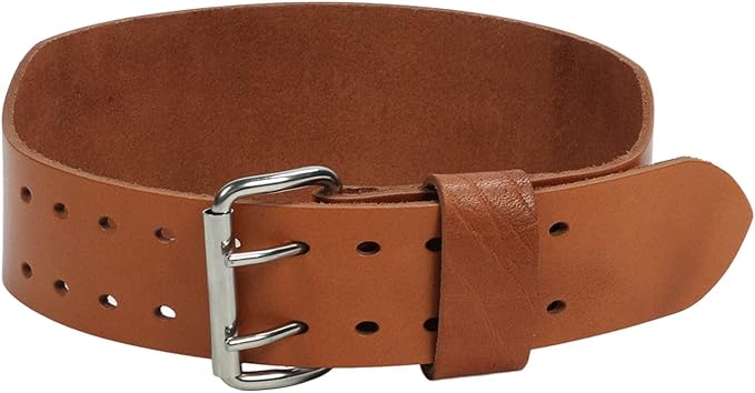 Weight Lifting Belt, Leather Weight Lifting Belt for Men Gym Weight Belt Lumbar Back Support Powerlifting Weightlifting Heavy Duty Workout Training Strength Training Equipment