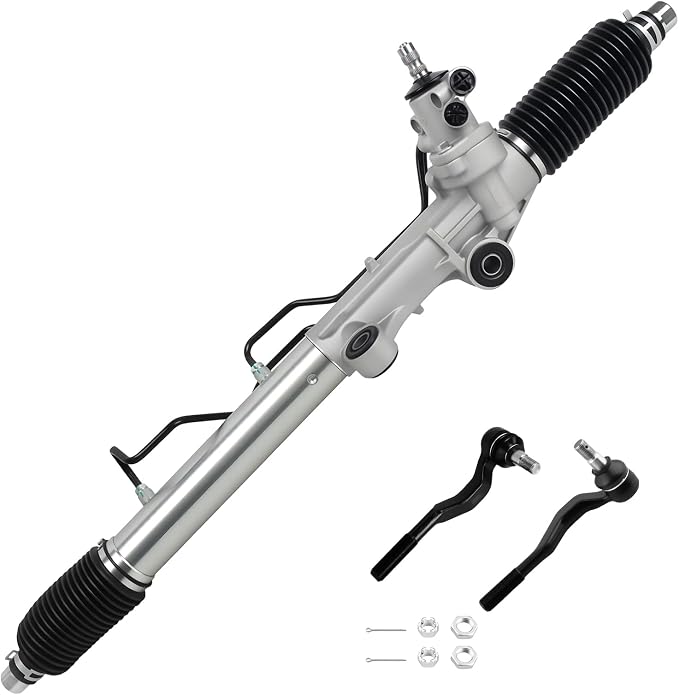 26-2625 Hydraulic Power Steering Rack and Pinion Fit for Toyota Tacoma 1996-2004, 4Runner 1996-2002 Automotive Replacement Rack & Pinion Assembly with Outer Tie Rod Ends 4420060022 4420035013