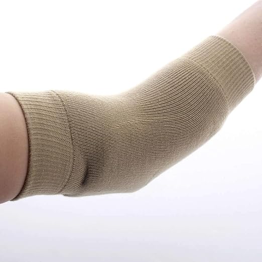 Sandhill Tools Heel & Elbow Protector 3XL Padded Sleeves – Knit Elastic Cushioned Guards for Skin Protection, Pressure Relief & Shock Absorption, Soft Terry Fabric, Pull-On Design (Pair)