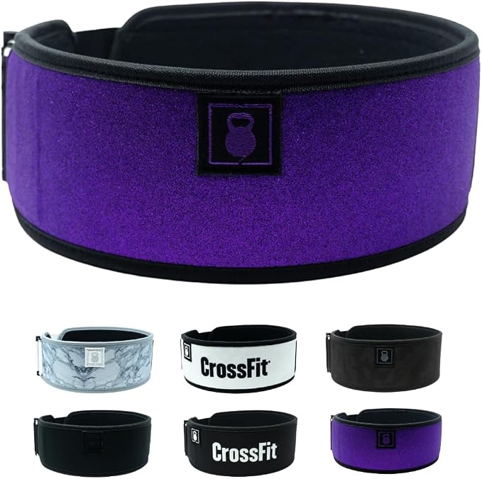 2POOD 4" Weightlifting Belt | CrossFit® Weightlifting Belt | 4-inch Wide and Built for Support, Flexibility, and The Ability to Cross Train Easily