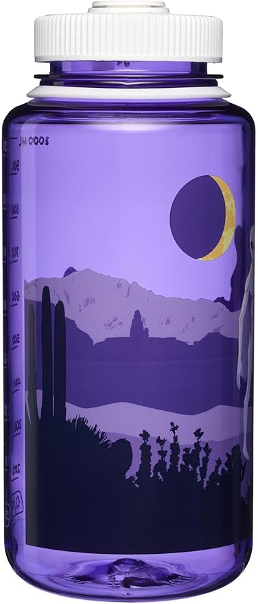 Nalgene 32 oz Wide Mouth Water Bottle, Aliens