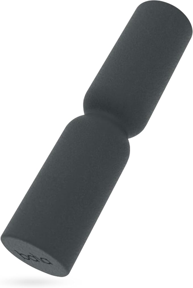 Bala Hourglass Foam Roller (Charcoal) - Soft Density Back Roller Foam for Physical Therapy, Deep Tissue Muscle Massage, Flexibility & Stretching - Workout Roller for Yoga, Neck, Back & Legs Exercise