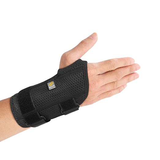 Bracoo Wrist Brace for Carpal Tunnel with Wrist Splint | Adjustable Wrist Support Wrap for Right Left Hand, Hand Brace for Day & Night, for Arthritis, Tendonitis, Sprain, WB31