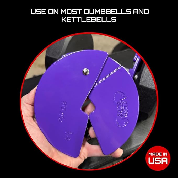 Micro Gainz 2.5LB Dumbbell Fractional Weight Plates, 4-Piece