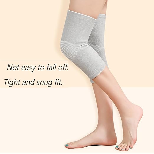 Bamboo Knee Brace for Men Women,Bamboo Compression Knee Sleeve for Arthritis