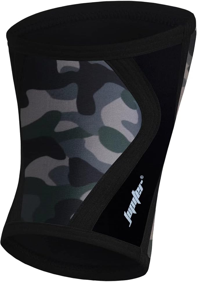 Knee Sleeves (1 Pair), 7mm Compression Knee Braces for Squats,Weightlifting,Powerlifting,Cross Training for Men & Women (Large)